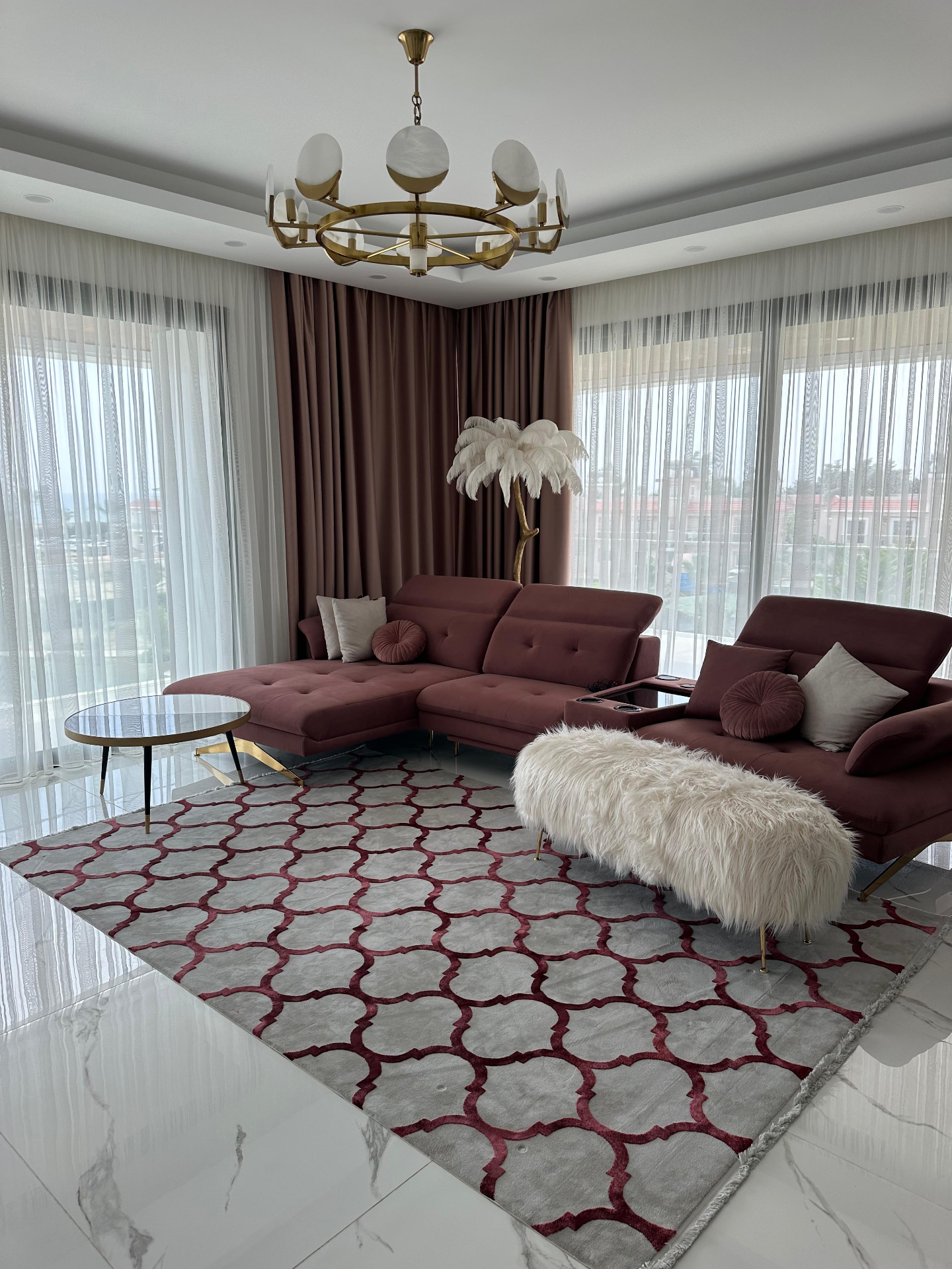 Luxury 2+1 Flat with Sea View for Sale in Long Beach — Satılık in İskele, Long Beach